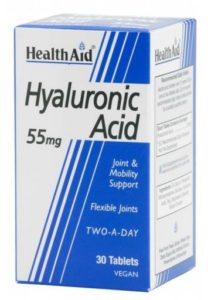 Hyaluronsäure kaufen Health Aid Hyaluronsäure 55mg. 30comp PLATZ 1